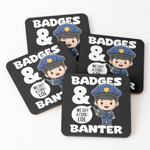Item preview, BADGES AND BANTER - POLICE OFFICER designed and sold by KEF Custom.