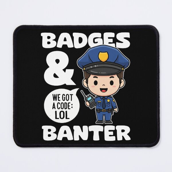 Item preview, BADGES AND BANTER - POLICE OFFICER designed and sold by KEF Custom.