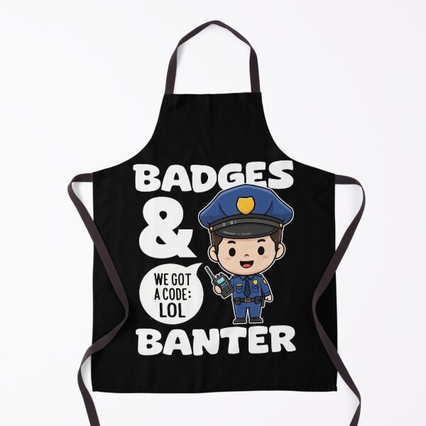 Item preview, BADGES AND BANTER - POLICE OFFICER designed and sold by KEF Custom.