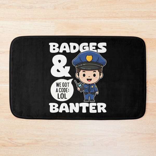 Item preview, BADGES AND BANTER - POLICE OFFICER designed and sold by KEF Custom.