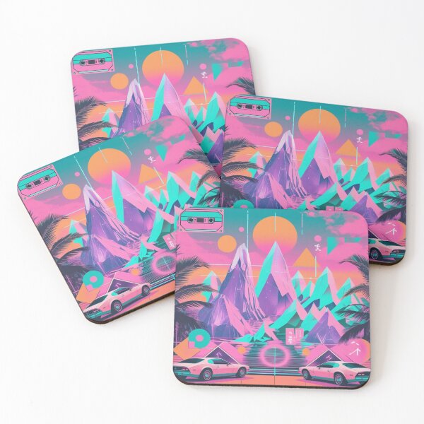 Item preview, Neon Dreamwave Collage designed and sold by Encouraging Tiger.