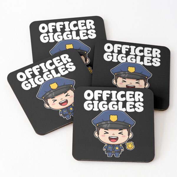 Item preview, OFFICER GIGGLES - POLICE OFFICER designed and sold by KEF Custom.