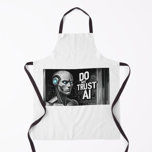 Item preview, Do Not Trust AI – Bold Artificial Intelligence Warning Design designed and sold by smitke.