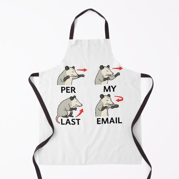Item preview, Per My Last Email Possum Office Work designed and sold by Lunari Prints.