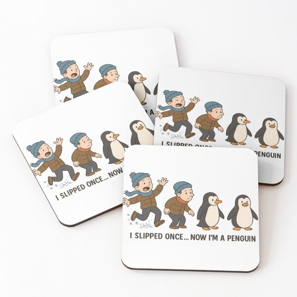 Item preview, I Slipped Once Now I'm a Penguin designed and sold by Romeo Fashion.