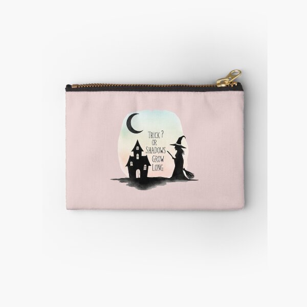 Item preview, Trick Or Shadows Grow Long Halloween T-Shirt | Spooky Witch and Haunted House Design designed and sold by MinimalArtTees.