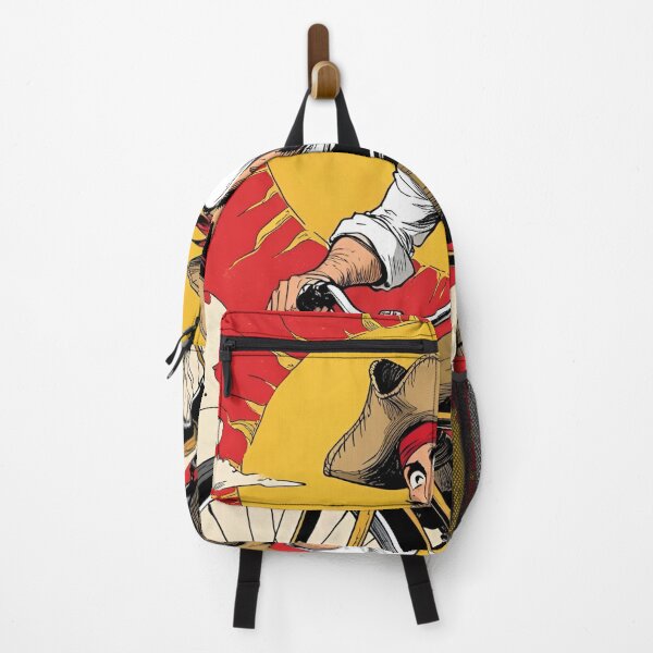 Item preview, Joyful Pirate Rider – Anime Biker with Straw Hat Under Yellow Sun designed and sold by MOTAS FASHION .