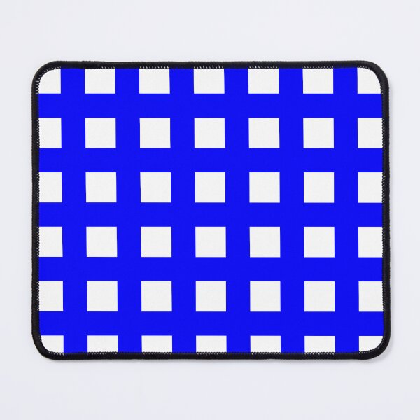 Item preview, Thick Blue & White Squares & Crosses designed and sold by Goods4SaleNow.