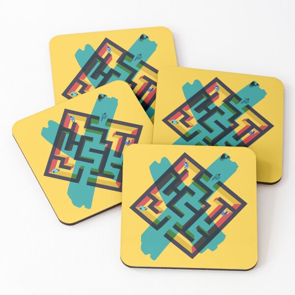 Item preview, Isometric Maze Adventure - Geometric Puzzle Design designed and sold by cabana.space.