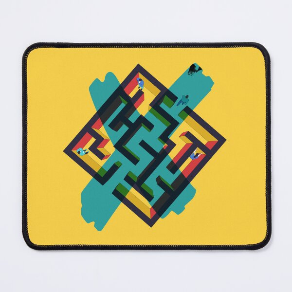 Item preview, Isometric Maze Adventure - Geometric Puzzle Design designed and sold by cabana.space.