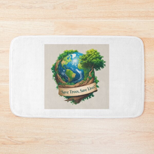 Item preview, Save Trees, Save Lives – Earth Wrapped in Tree Roots designed and sold by smitke.