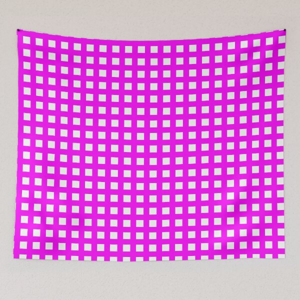 Item preview, Thick Pink & White Squares & Crosses designed and sold by Goods4SaleNow.