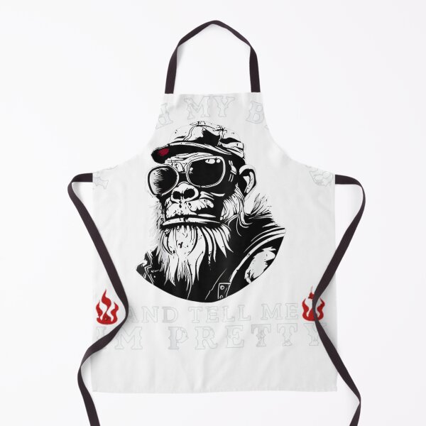 Item preview, (On Back) Touch My Beard and Tell Me I'm Pretty Monkey T-Shirt designed and sold by Inspira Design.
