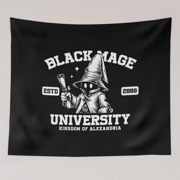 Item preview, Black Mage University designed and sold by AlundrART.