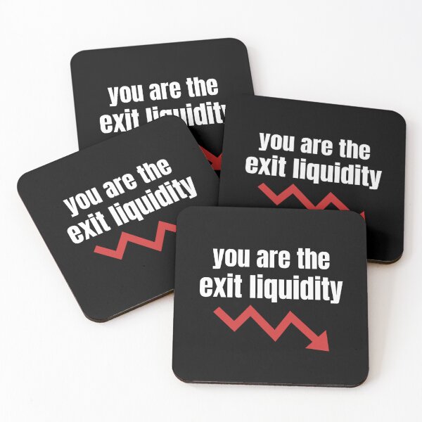 Item preview, You Are The Exit Liquidity Trader Memes designed and sold by macciodesigns.