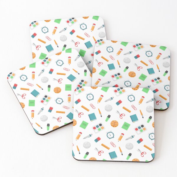 Item preview, Colorful School Supplies & Sports Ball Pattern – Fun Back-to-School Notebook Design designed and sold by FestivityFinds.