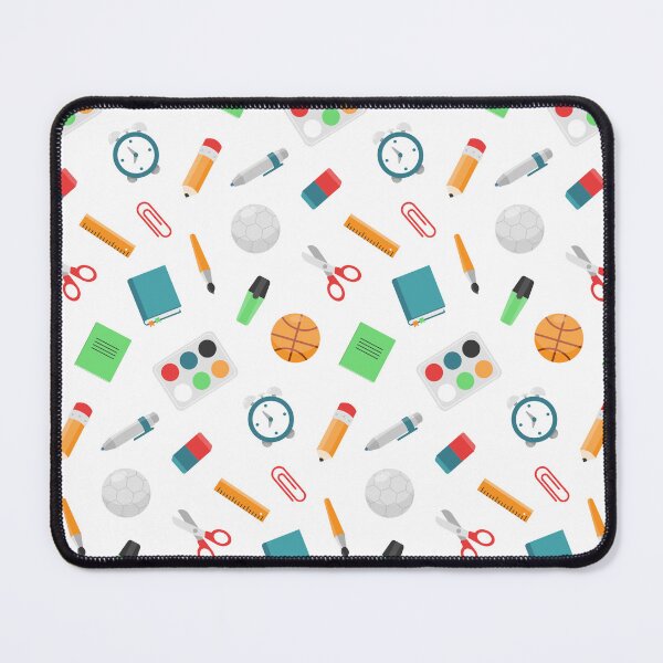 Item preview, Colorful School Supplies & Sports Ball Pattern – Fun Back-to-School Notebook Design designed and sold by FestivityFinds.