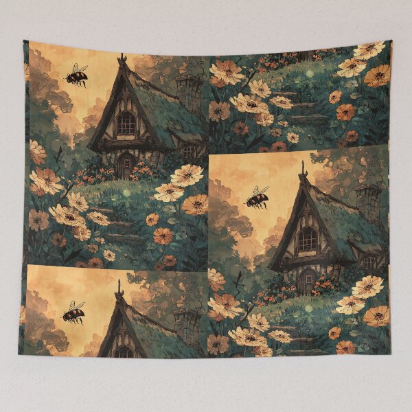 Item preview, Sweet Cottagecore Busy Bee designed and sold by bapupa.