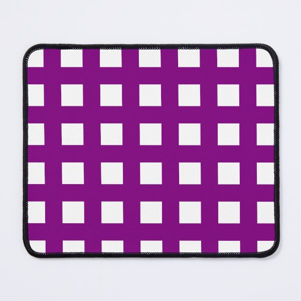 Item preview, Thick Purple & White Squares & Crosses designed and sold by Goods4SaleNow.