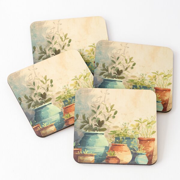 Item preview, Rustic Cottagecore Ceramic Pots designed and sold by bapupa.