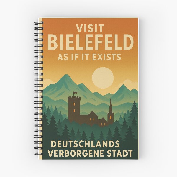 Item preview, Bielefeld Poster – Vintage travel poster with meme designed and sold by Domci.