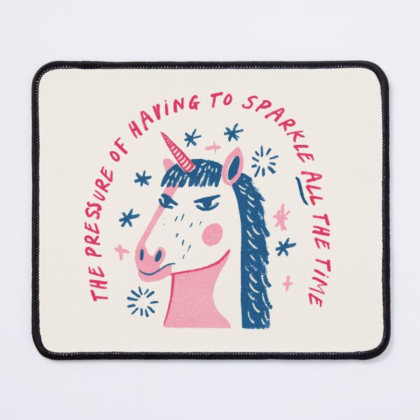 Item preview, Its not easy being a unicorn designed and sold by toastedpixels.