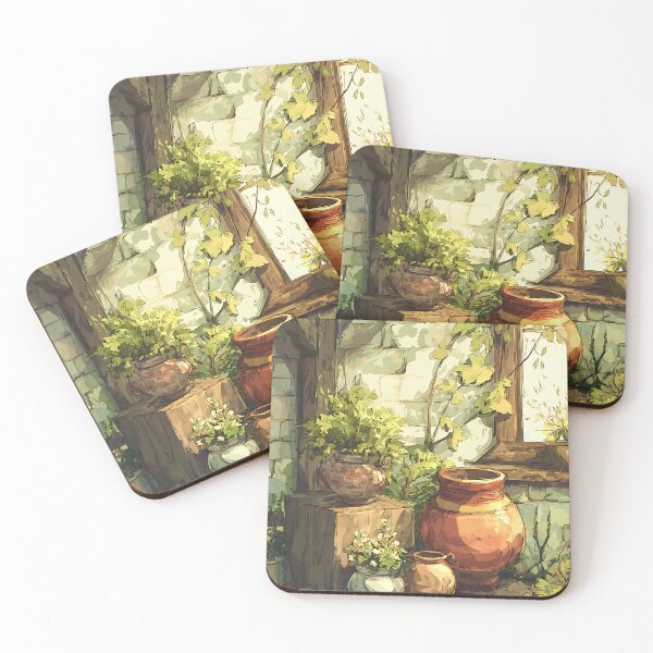 Item preview, Earthy Cottagecore Ceramic Pots Art designed and sold by bapupa.