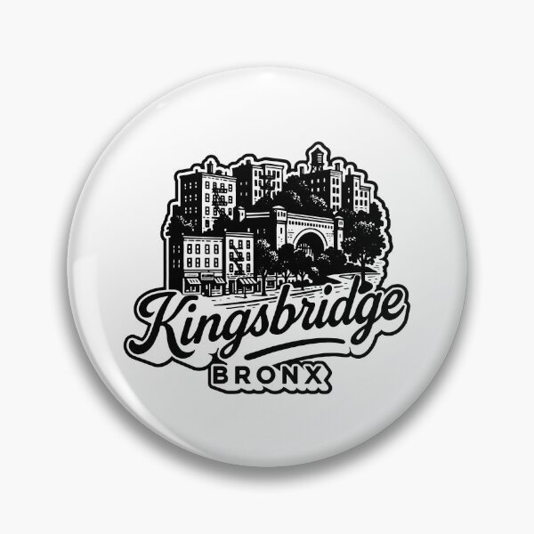 Item preview, Kingsbridge Bronx Neighborhood Typography designed and sold by Boogosh.