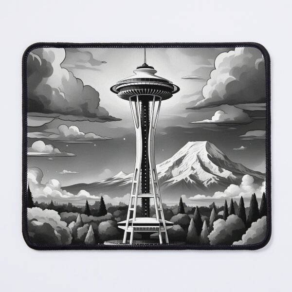 Item preview, Seattle #5 The Needle and the Volcano designed and sold by Drip Fit .