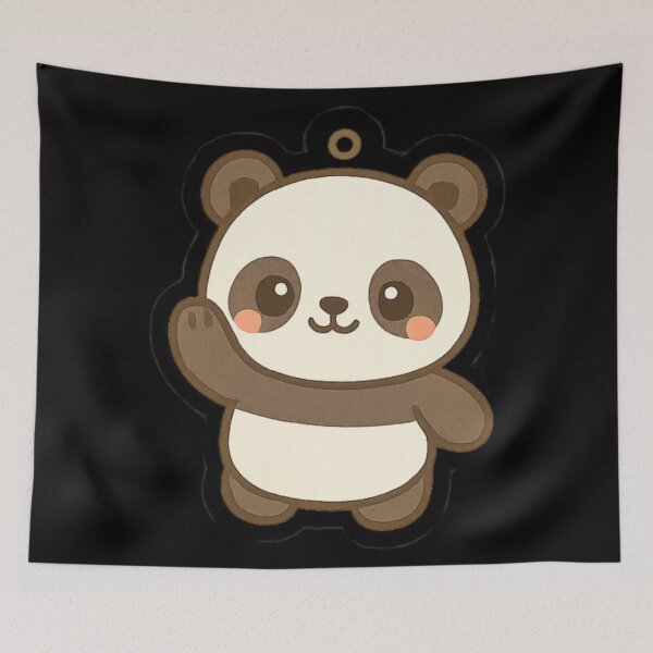 Item preview, Kawaii keychain Cute panda designed and sold by DamioPolArt.
