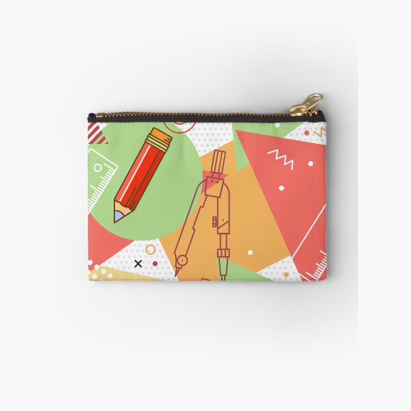 Item preview, Abstract Geometric School Supplies Pattern – Creative Kids Clothing Design designed and sold by FestivityFinds.