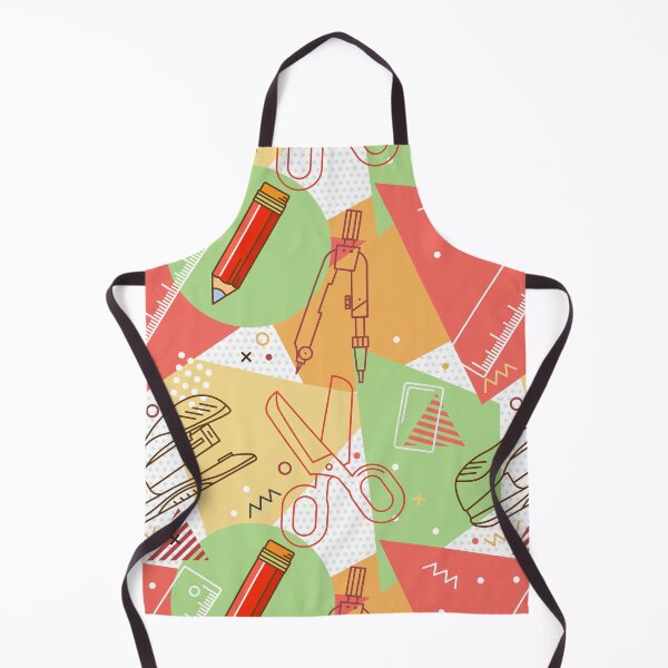 Item preview, Abstract Geometric School Supplies Pattern – Creative Kids Clothing Design designed and sold by FestivityFinds.