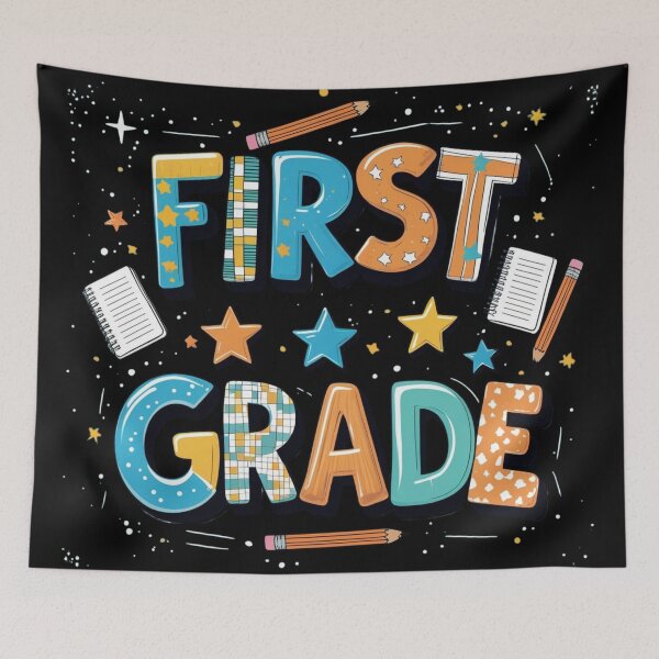 Item preview, first grade teacher  back to school designed and sold by jackoslimited.