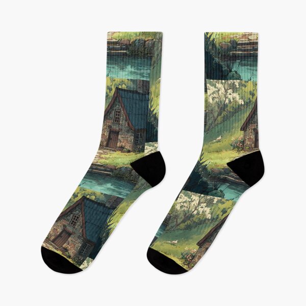 Item preview, Idyllic Cottagecore Aesthetic Art designed and sold by bapupa.