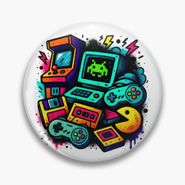 Item preview, Retro Gaming Collection designed and sold by PSInkStudio.