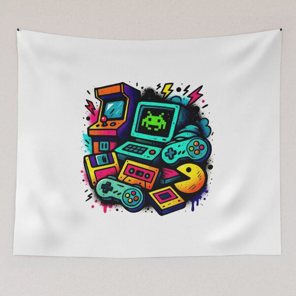 Item preview, Retro Gaming Collection designed and sold by PSInkStudio.