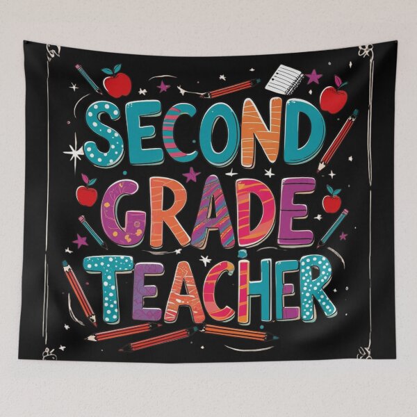 Item preview, second grade teacher  back to school designed and sold by jackoslimited.