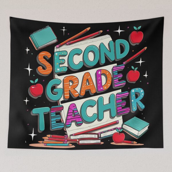Item preview, second grade teacher  back to school designed and sold by jackoslimited.