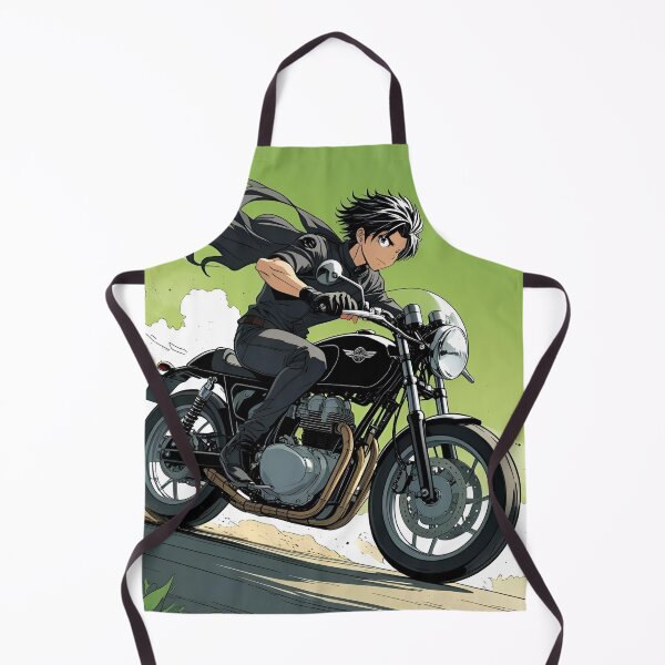 Item preview, Speed Samurai – Green Sky Anime Rider in Motion T-Shirt designed and sold by MOTAS Graphics .