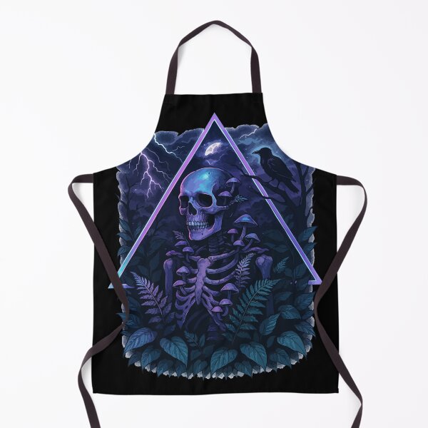 Item preview, Botany Skeleton Overgrown Plants Raven Goth designed and sold by TomFrontierArt.