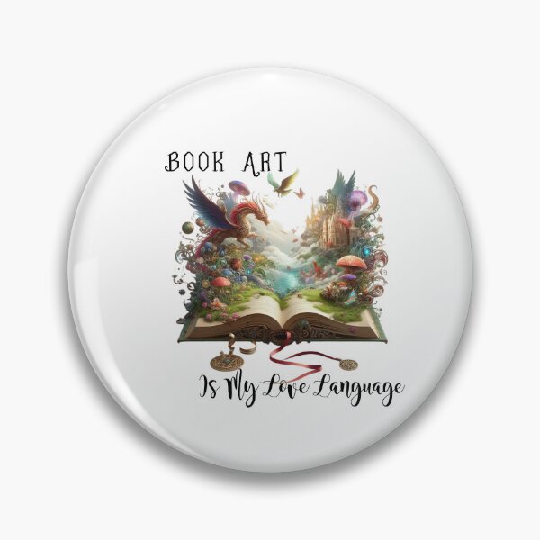 Item preview, Book Art Is My Love Language designed and sold by HIAHVIBES.