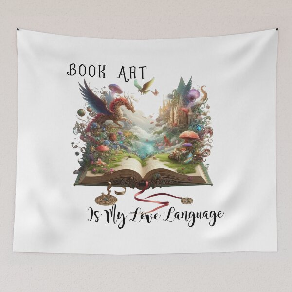 Item preview, Book Art Is My Love Language designed and sold by HIAHVIBES.