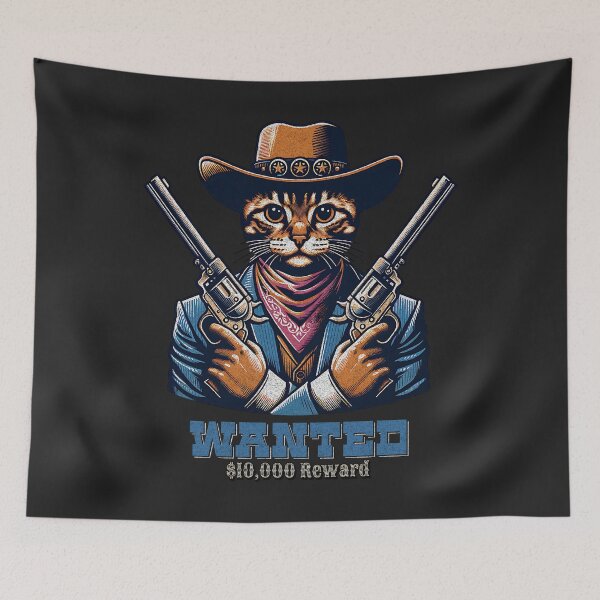 Item preview, Wanted Wild West Gunslinger designed and sold by AwesomeBeyondLimits.