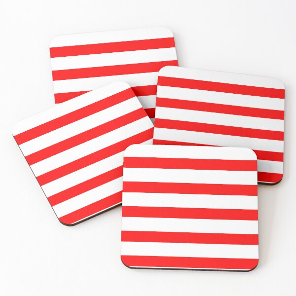 Item preview, Thick Red & White Stripes designed and sold by Goods4SaleNow.
