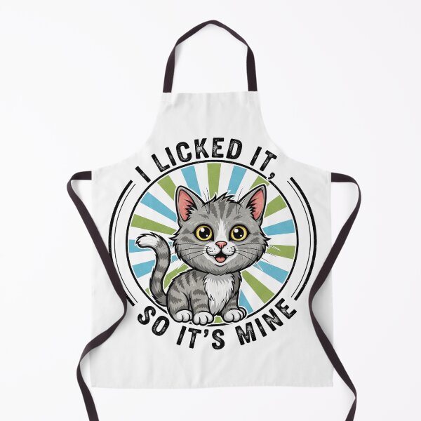Item preview, I Licked It So It's Mine Cute Cat designed and sold by Owcomm.