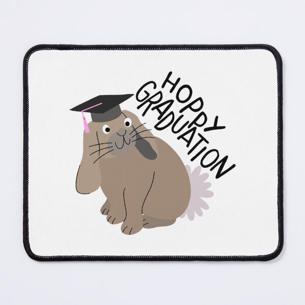 Item preview, Happy graduation rabbit designed and sold by PeachCatDesigns.