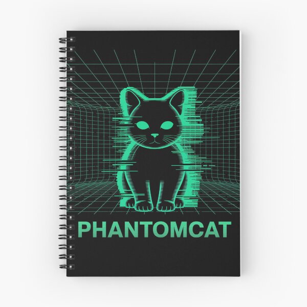 Item preview, PhantomCat – Neon Glitch Cyber Grid Kitty designed and sold by bimumonji.