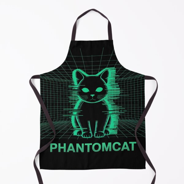 Item preview, PhantomCat – Neon Glitch Cyber Grid Kitty designed and sold by bimumonji.