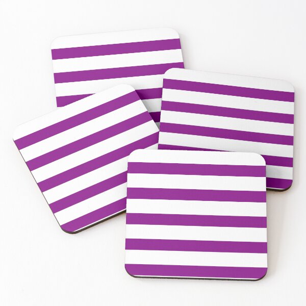 Item preview, Thick Purple & White Stripes designed and sold by Goods4SaleNow.