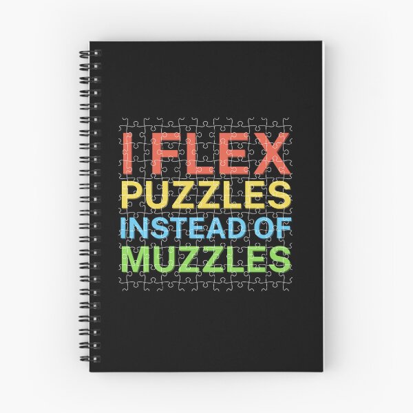 Item preview, I Flex Puzzles Instead of Muscles | Brain Teaser  designed and sold by DesignDazzles.